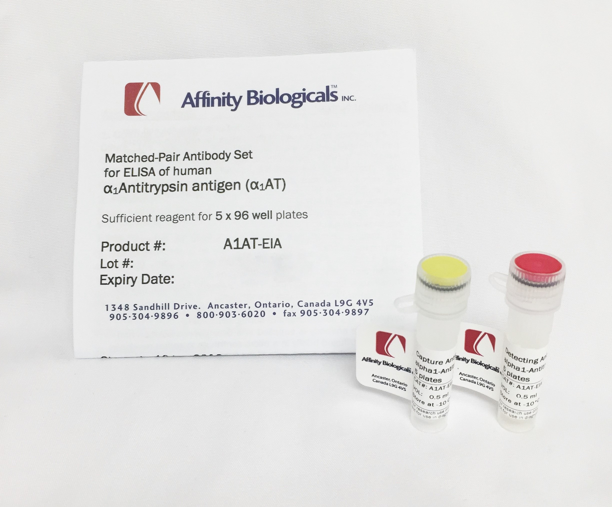 Alpha-1-Antitrypsin A1AT Paired Antibody Set
