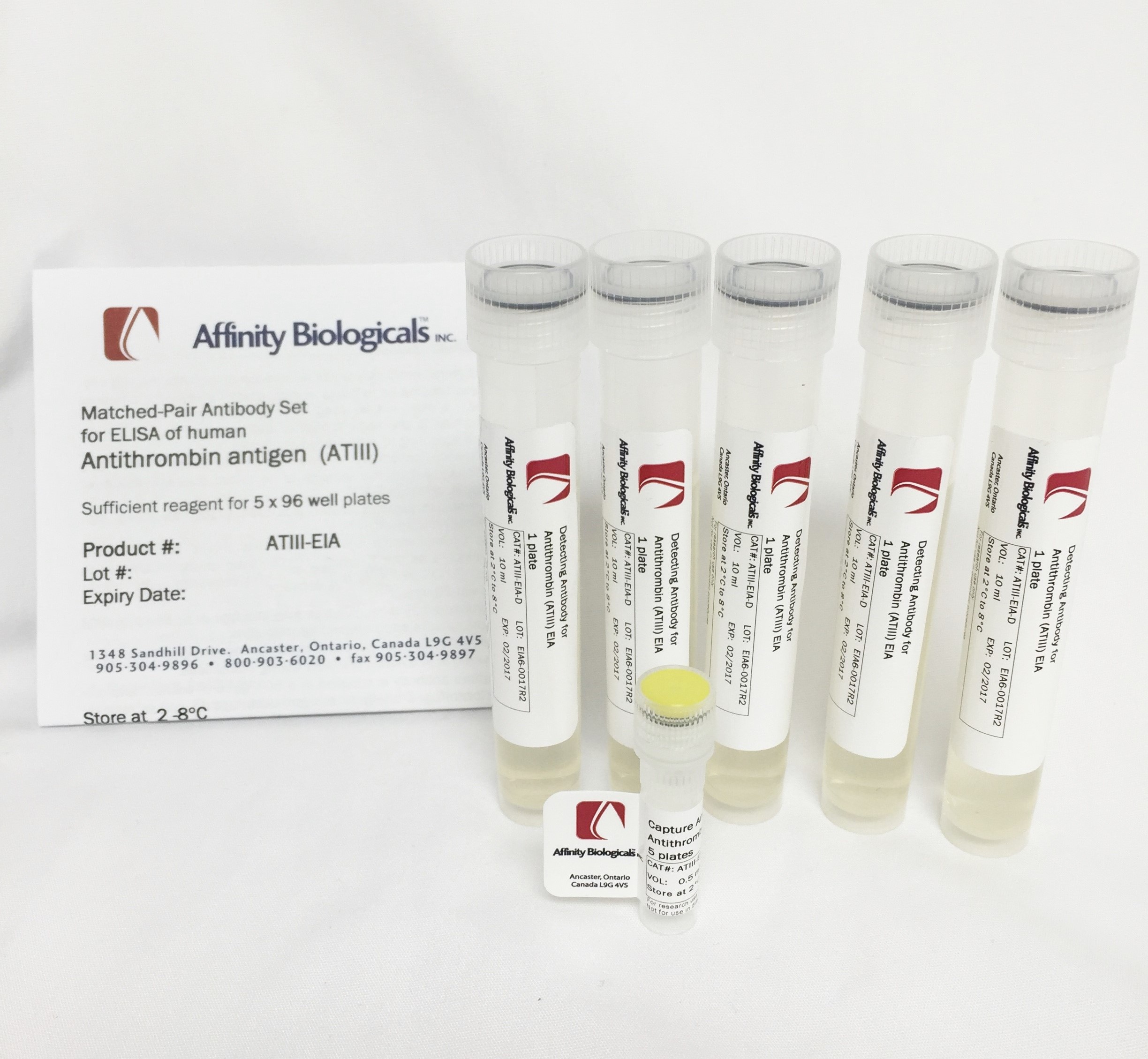 Antithrombin – ATIII Paired Antibody Set