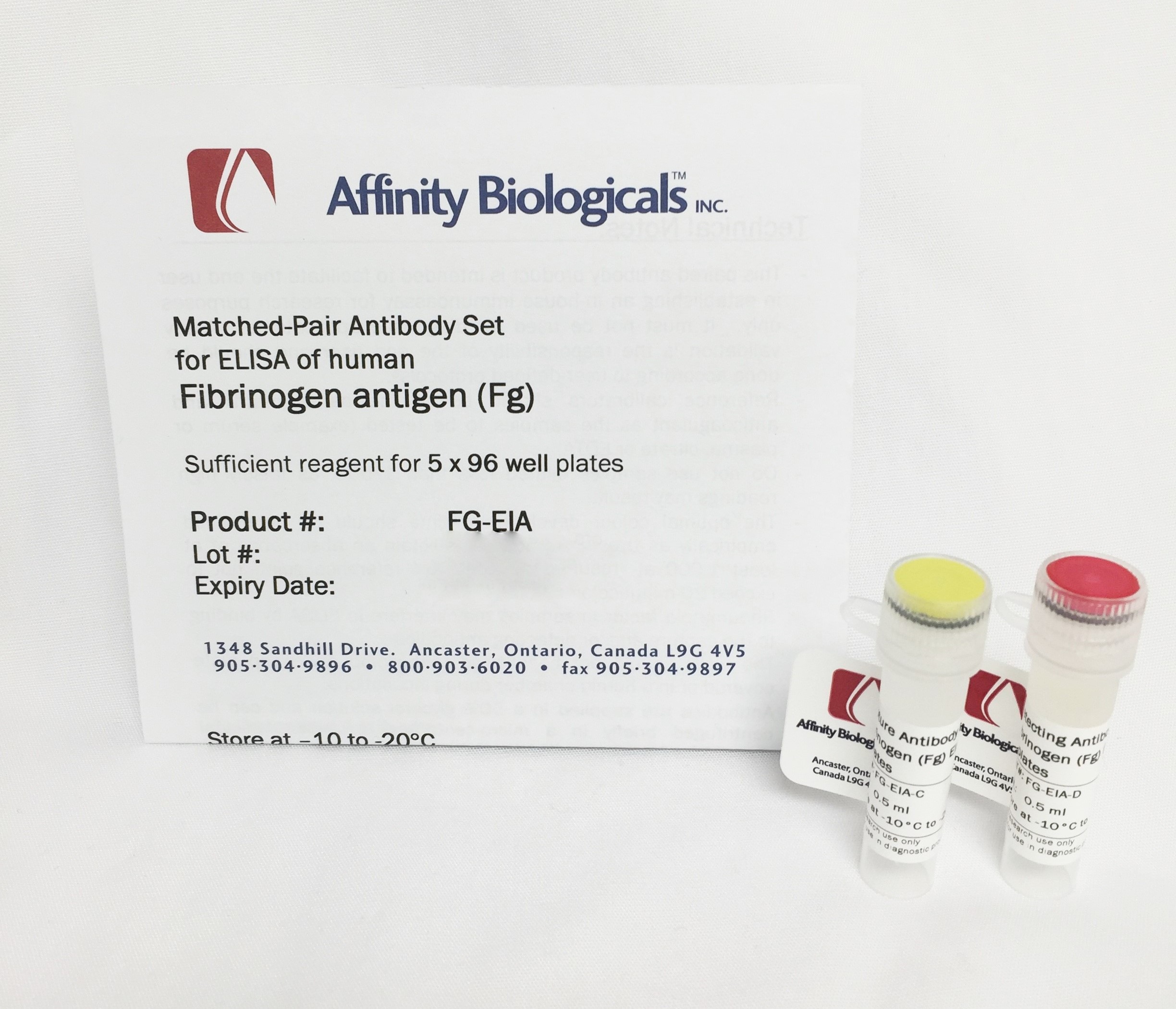 Fibrinogen Paired Antibody Set